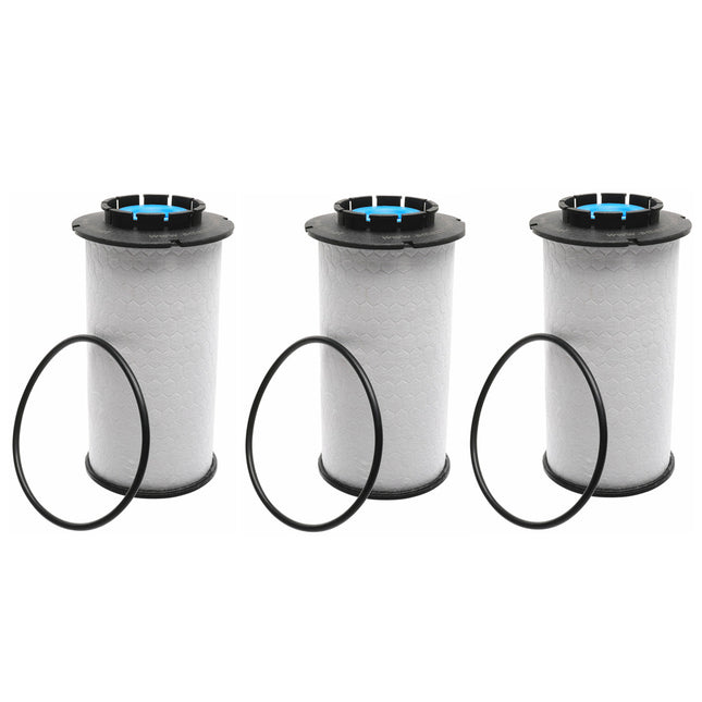 3Pcs 68235275AA Fuel Filter for Ram 1500 3.0L V6 2014-2019 Ecodiesel Engine 10 Micron Replaces WF10245 CS11997