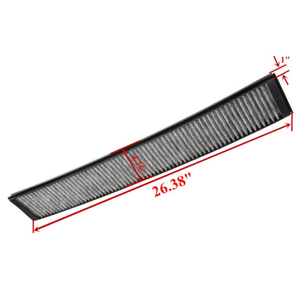 CUK 6724 Cabin Air Filter for BMW 325i 2.5L 2001-2005 330i 3.0L 2001-2005 M3 3.2L X3 3.0L with Activated Carbon 64312182458 CF10362