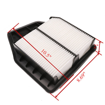 CA10467 Air Filter for Accord 2008-2012 2.4L Crosstour 2012-2015 2.4L L4 Extra Guard Rigid Panel 17220-R40-A00 PA4374 GP467