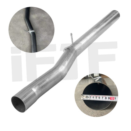 iFJF 2011-2015  Chevy/GMC Duramax 4" Diesel LML DPF & CAT Delete Pipe (with Muffler)