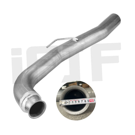 iFJF 2011-2015  Chevy/GMC Duramax 4" Diesel LML DPF & CAT Delete Pipe (with Muffler)