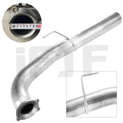 iFJF 2015.5-2016 Chevy / GMC Duramax 4" Diesel LML DPF & CAT Delete Pipe(With Muffler)