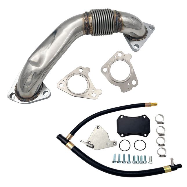 iFJF 2011-2016 6.6L GMC Chevy Duramax Diesel LML Up-Pipe & EGR Valve Cooler Delete Kit