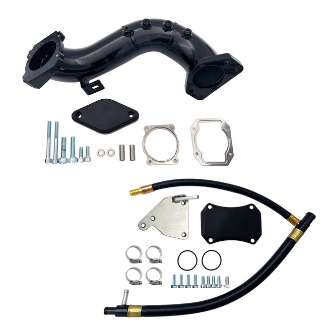 iFJF 2011-2015 6.6L GMC Chevrolet Duramax LML Diesel Intake Elbow Bridge & EGR Valve Cooler Delete Kit