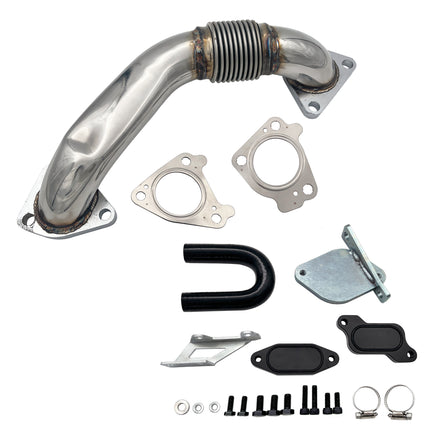 iFJF 2007.5-2010 6.6L Chevy GMC LMM Duramax Passenger Up Pipe & EGR Valve Cooler Delete Kit