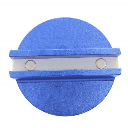 iFJF Jack Pad Suitable for Universal Vehicles 0.4" Slotted Aluminum Groove Frame Guide Rail Adapter (Blue)