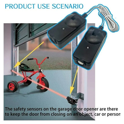iFJF Garage Door Opener Safety Sensor 41A5034 Sensor Beam Kit Replaces 041-0136