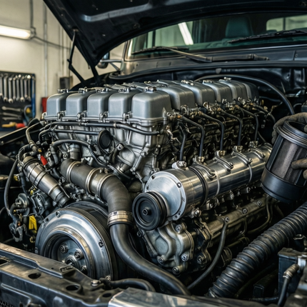 904-7904 Cummins ISX Breather — Comparison Old vs New Filter