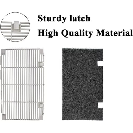 iFJF RV A/C Ducted Air Grille Duo-Therm Air Conditioner Grille Replace for The Dometic 3104928.019 with Air Filter pad Assembly-Polar White