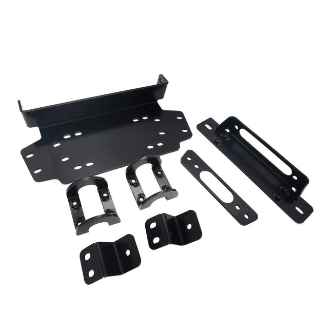 iFJF Winch Mount Plate Bracket Heavy Duty Steel Plating Kit Compatible with 2019-2021 Talon 1000R 1000X 2020+ Talon 1000X-4 Black