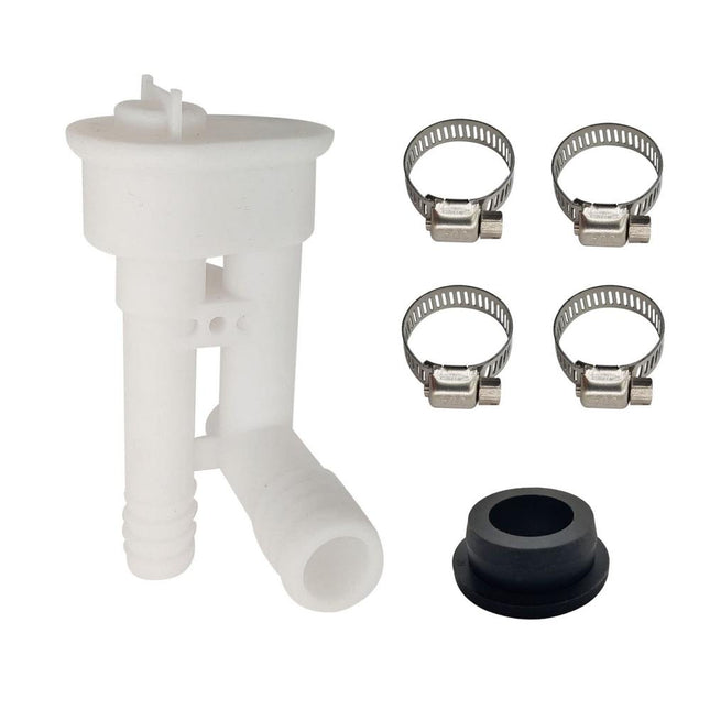 iFJF 385316906 Vacuum Breaker Kit Leaking Stopped for Sealand Traveler Toilets Without Hand Sprayer Hook Up