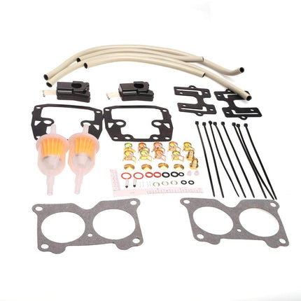 iFJF 18-7046 New Carburetor Repair Kit for 439076 Johnson Evinrude Twin V4 85 90 100 115 125 140HP V6 Crossflow