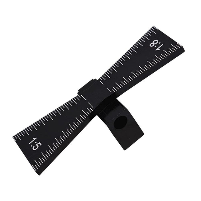 iFJF Dovetail Marker Wood Dovetail Tool Woodworking Hand Tool Precise Dovetail Guide with 1:5 1:8 (Black)