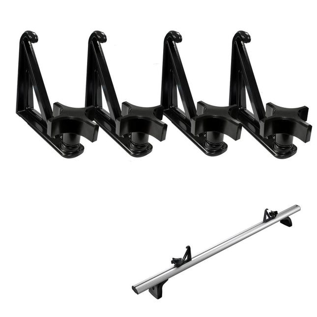 iFJF Load Stops Replacement T-Slot Truck Cross Bar (4 Pack) for Ladder Firewood Skis Snowboard Kayak