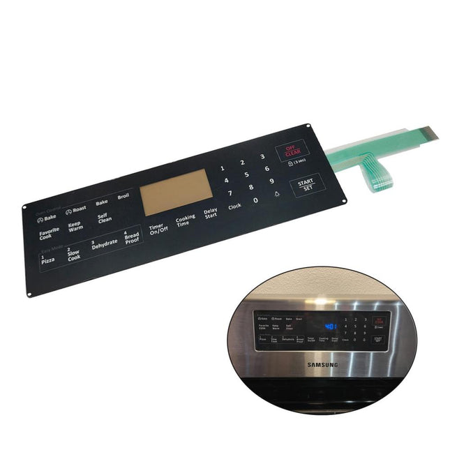 iFJF DG34-00027B Membrane Switch Touchpad Replacement for Range Oven DG34-00027B AP5986689 DG34-00027A PS11735749 Fit Models NX58H5600SS NX58J5600SG