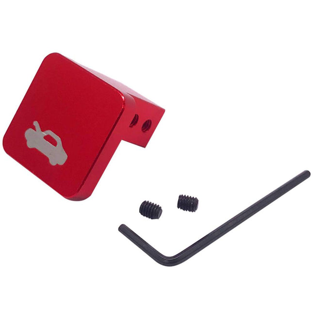 iFJF Hood Latch Release Handle Cable Repair Kit Billet Aluminum for CRV 1997-2006,Element 2003-2011,Ridgeline 2006-2014,Civic 1996-2011(Red)