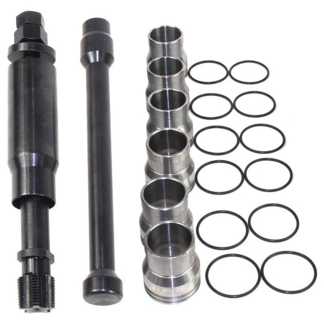 iFJF 3126 3126B Fuel Injector Sleeve Cup Removal and Installation Tool Kit Replacement for Cat Caterpillar C7 C9 Heui Injector Structure 10R-0781