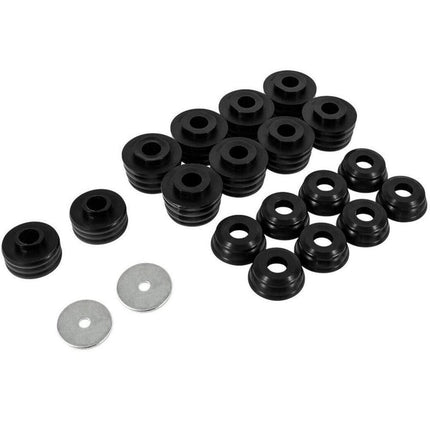 iFJF KF04050BK Polyurethane Body Mount Bushing Kit Replacement for F250 F350 2WD/4WD 1999-2018 (Black)