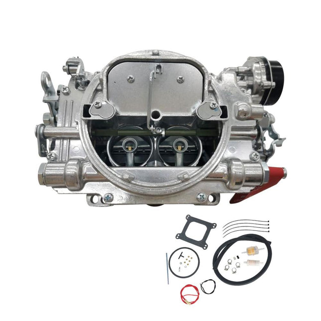 iFJF 1400 Carburetor Performer 600 CFM 4 Barrel Square Bore with Air Valve Secondary Electric Choke Compatible with GM Chevy Rochester F100