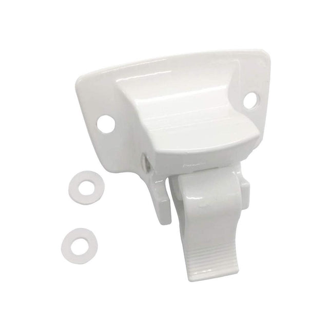 iFJF 3314067.004B Bottom Bracket Assembly Wall Mount Bracket for RV Camper Trailer White 1 PCS