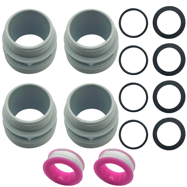 iFJF 4560 1 1/4"-1 1/2"Filter Hose Conversion Kit Replacement for Pool Filter Pump Hose Adapter (Set of 2)