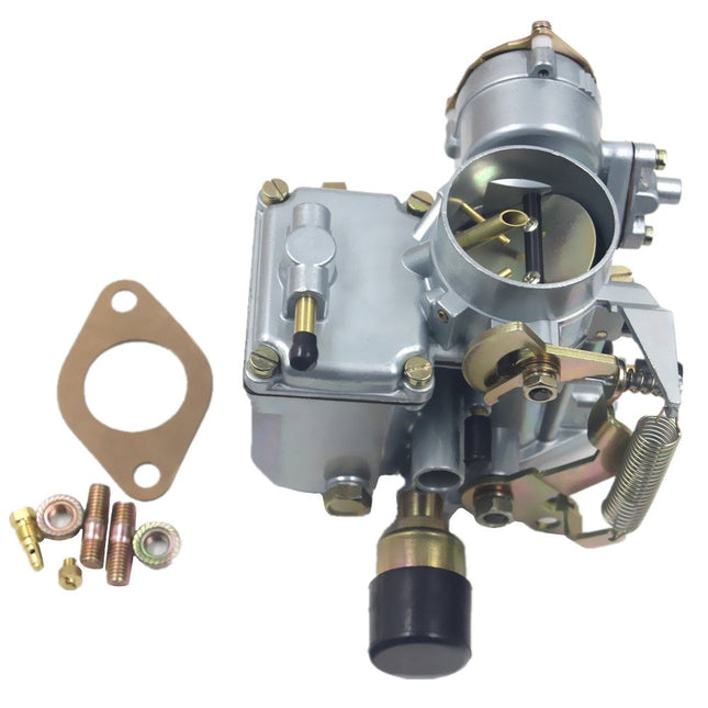 iFJF 113129031K Carburetor for VW Beetles Super Beetles 1971-1979 Dual Port 1600cc Engine with 12V Electric Choke VW Bug Bus Thing Karmann Ghia