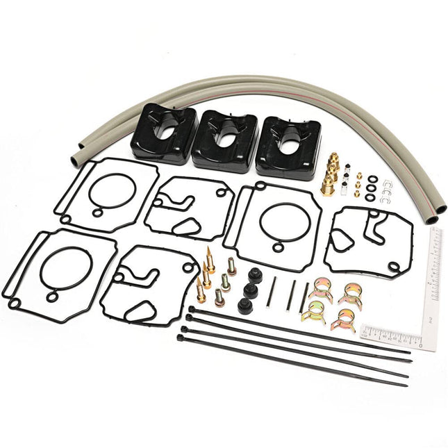 iFJF 18-7768 Carburetor Repair Kit for 40-50HP 2-Stroke Outboards Carburetor Replaces 9-37503 6H4-W0093-03-00 6H4-W0093-02-00 Sierra