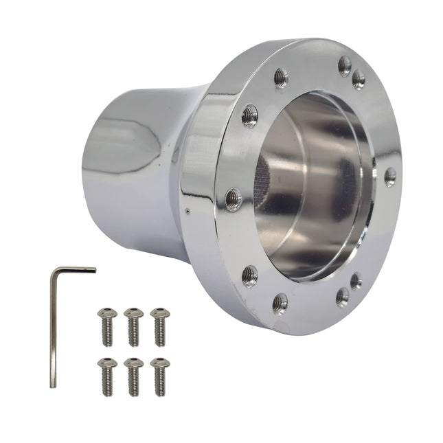 iFJF Golf Cart EZGO Steering Wheel Hub Spacer for Golf Cart Club EZGO TXT & RXV Golf Carts (Silver)