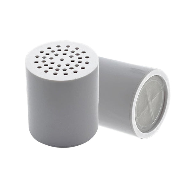2Pcs 15 Stage Shower Replace Filter Cartridge Remove Chlorine Heavy Metals Sediments Reduces Dry Itchy Skin Dandruff High Output Hard Water Filter