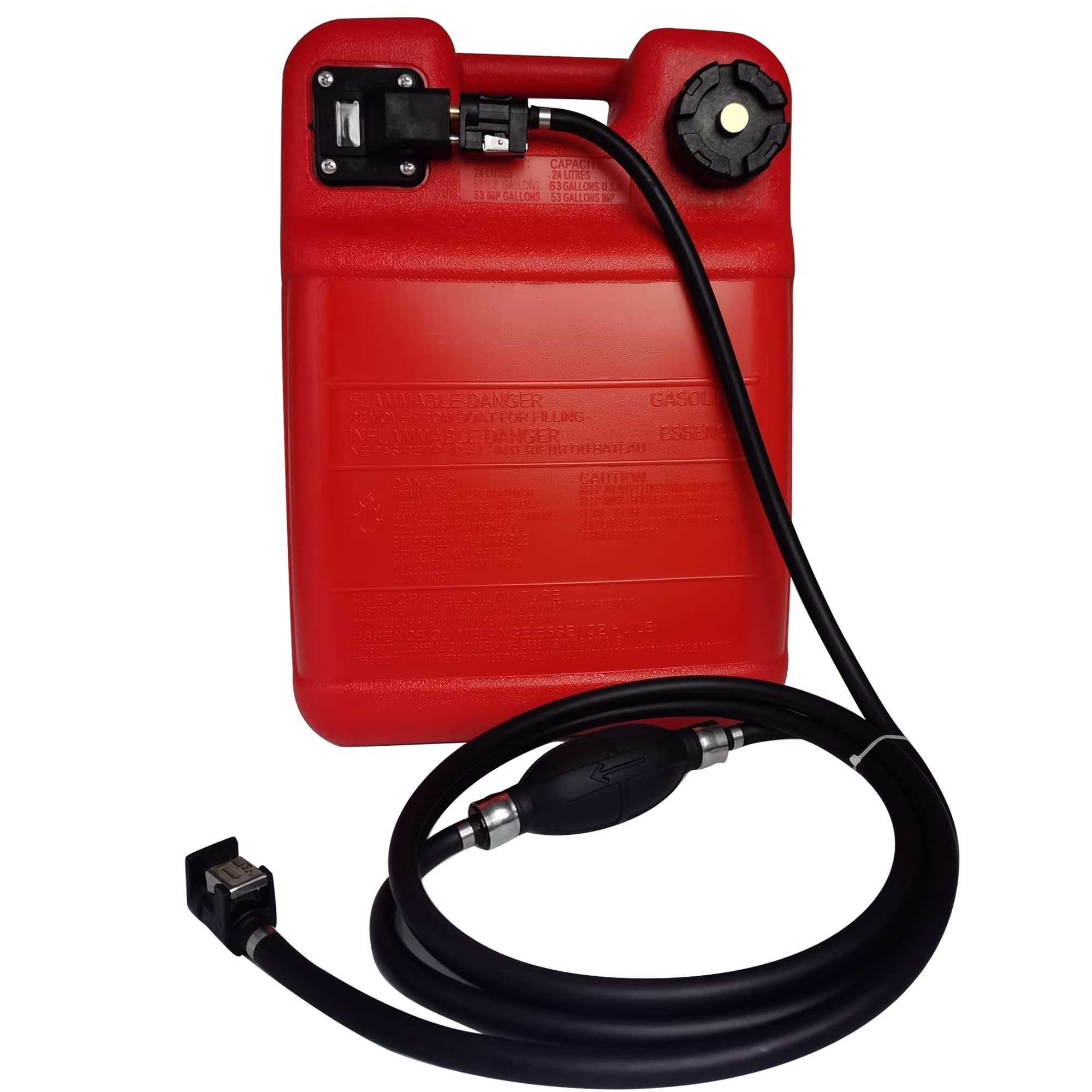 iFJF Portable Boat Fuel Tank, 6gal - 24L Outboard Marine Portable Fuel ...