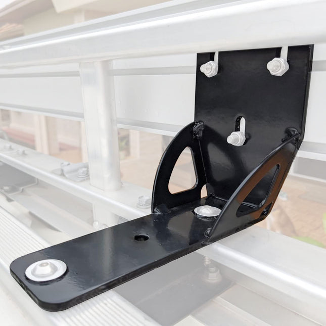 iFJF 813402 50mm Awning Bracket Gusseted Awning Holder Compatible with Thule Rhino Heavy Duty Bar