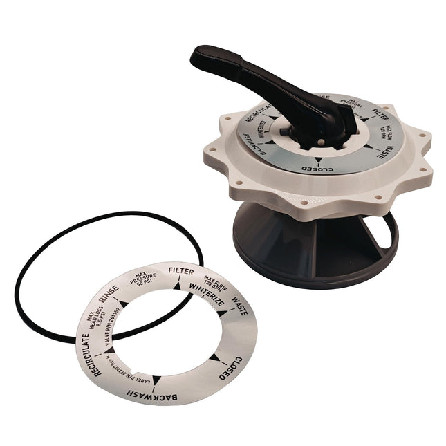 iFJF 270067 2 Inch Top Valve Assembly Replacement for Hiflow Top & Side Mount Pool Spa Multiport Valves