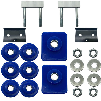 iFJF 13-04154 13-04164 Hood Hinge Pivot Bushing Kit Replacement for Peterbilt 379 Mounting Bolt Kit (Blue)