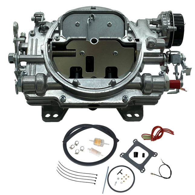 iFJF 1901 4 Barrel Carburetor Replacement for Thunder AVS2 Carburetor 500 CFM Satin Finish Non-EGR