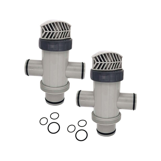 iFJF 11872 Dual Split Hose Plunger Valve Hose Connector Replacement Valve Part Compatible with Above Ground Pool and Electric Manual Pool Pump