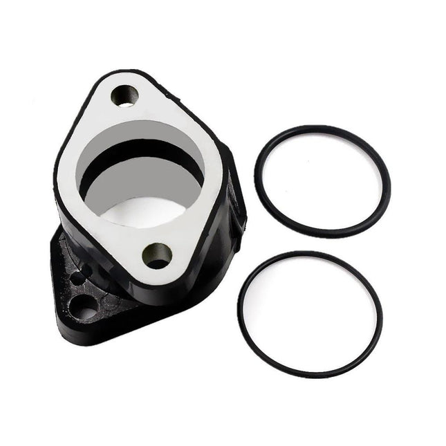 iFJF 1UY-13586-01-00 1UY-13586-02-00 Rubber Intake Manifold Boot Joint for 1987-2004 Yamaha Warrior YFM350 (YFM350 Manifold)