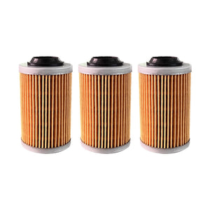 3Pcs PF2129G 3.6L Oil Filter Cartridge PF2129 PF2129GF PF2130 92149006 for GMC C - Front View