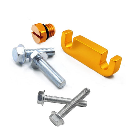iFJF Fuel Filter Head Housing Spacer Air Bleeder Screw and 4pcs Bolts for Duramax 2001-2017