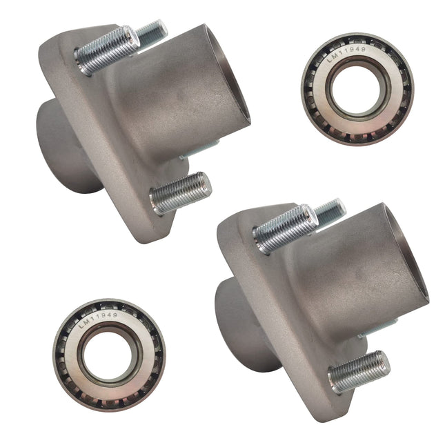 iFJF Front Wheel Hub Assembly Kit 11011102 1011153 1011889 1011892 1011894 LM11949 with Bearing Seals Replacement for Club Car DS 1974-2003 (2PCS)