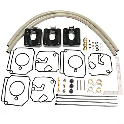 iFJF 18-7768 Carburetor Repair Kit for 40-50HP 2-Stroke Outboards Carburetor Replaces 9-37503 6H4-W0093-03-00 6H4-W0093-02-00 Sierra