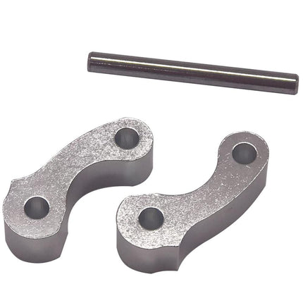 iFJF Window Latch Hinge Pivot for First Gen Tacoma Tundra Rear Quarter Window 1995-2004 Tundra 2000-2006 Xtracab 2pcs(silver)