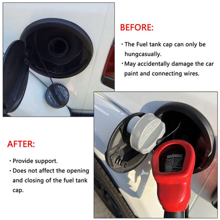 iFJF Gas Cap Holder Compatible for Wrangler JL Sahara 2018-2023 Fuel Tank Cap Holder