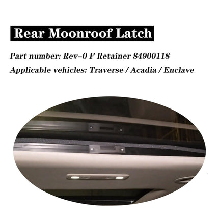 iFJF Rear Moonroof Latch Rev-0 F Retainer 84900118 for Traverse Acadia Enclave Black (Rev-0)