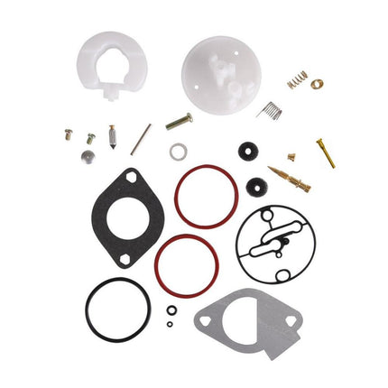 iFJF 796184 Carburetor Overhaul Rebuild Kit with 697014 Air Filter for Briggs & Stratton Lawn Mower Tractor(796184 697014)