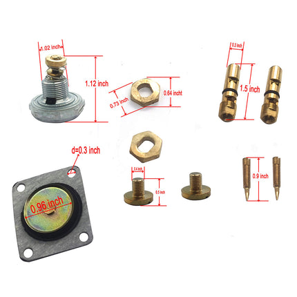 iFJF 3-200 37-119 Carburetor Rebuild Kit for Holley Vacuum Secondary CFM fit 390-750 cfm 3906 0750 1841849,1850,3310, ROAD DEMON JR tm, ROAD DEMON tm