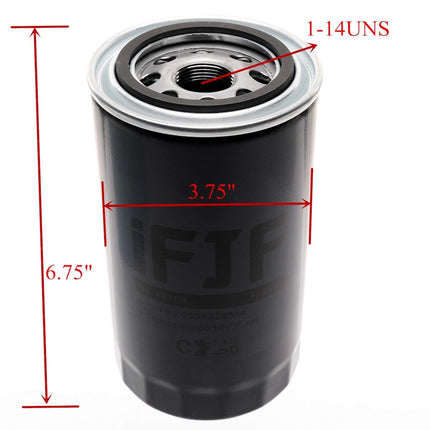 6PCS iFJF 5083285AA Oil Filter Replacement for 2007-2024 Ram Truck 2500 3500 4500 5500 2007-2010 Dodge Ram 2500-5500 6.7L Diesel Engine Replaces 5016547AA 5093092AA