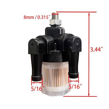 6R3-24560-00-00 Fuel Filter Assembly 6R3245600000 for Yamaha 115 130 140 150 175 200 225 HP 2/4 Strokes Outboard Motor