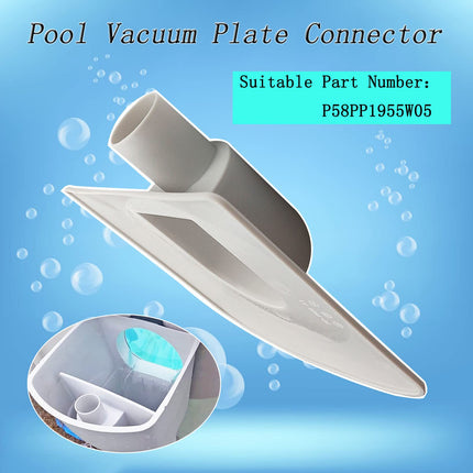 iFJF P58PP1955W05 Pool Vacuum Plate Connector for SFX Ground Skimmer Filter Pump Systems Improve Pool Water Circulation (1 Piece)