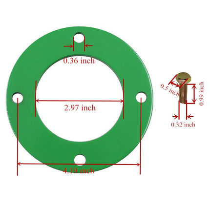 iFJF Mower Deck Spindle Reinforcement Ring for John Deere 42" Mower D100 D110 D130 D140 D160 LA100 LA105 LA110 LA115 LA120 LA125 LA130 (Set of 1)