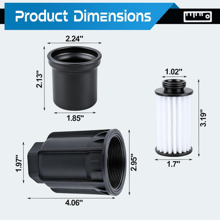 UF106 DEF Urea Filter Kit for DD13 DD15 – Replaces 4388378 A0001421089